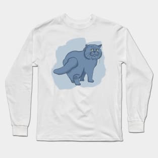 British cat. Sad cat. Long Sleeve T-Shirt